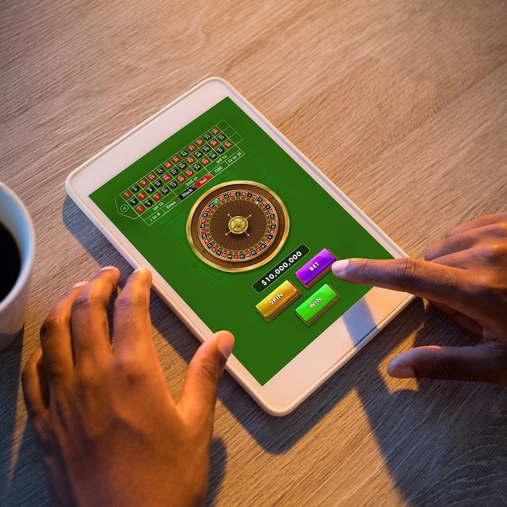 Tampilan antarmuka aplikasi mobile x500 dengan menu utama dan live games